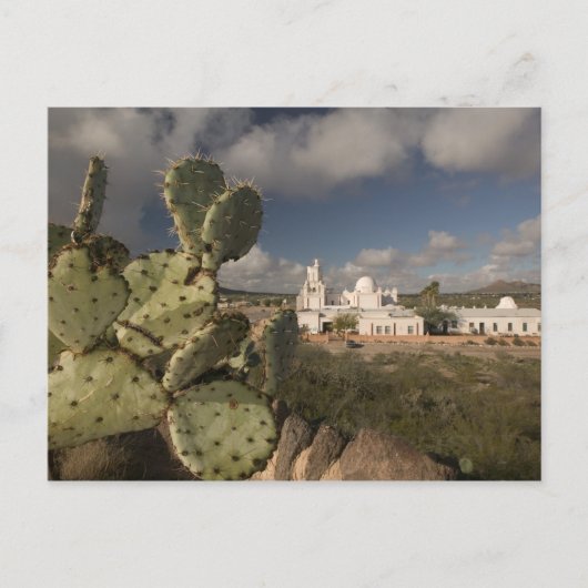 VS, Arizona, Tucson: Mission San Xavier del Bac 2 Briefkaart (Voorkant)