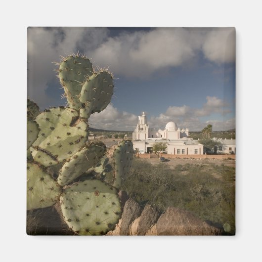 VS, Arizona, Tucson: Mission San Xavier del Bac 2 Magneet (Voorkant)