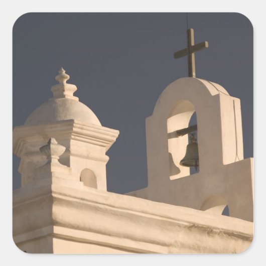 VS, Arizona, Tucson: Mission San Xavier del Bac Vierkante Sticker (Voorkant)
