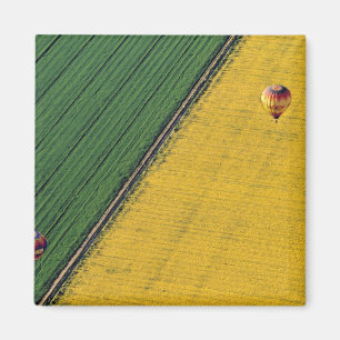 VS, Arizona, Val Vista. Heetwaterballonnen zweven Magneet