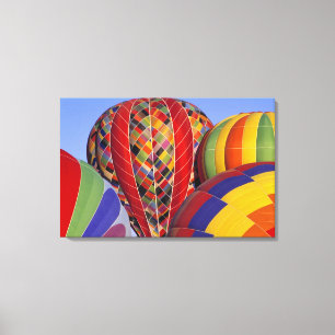 VS, Arizona, Val Vista. Kleurrijke hetelucht Canvas Afdruk