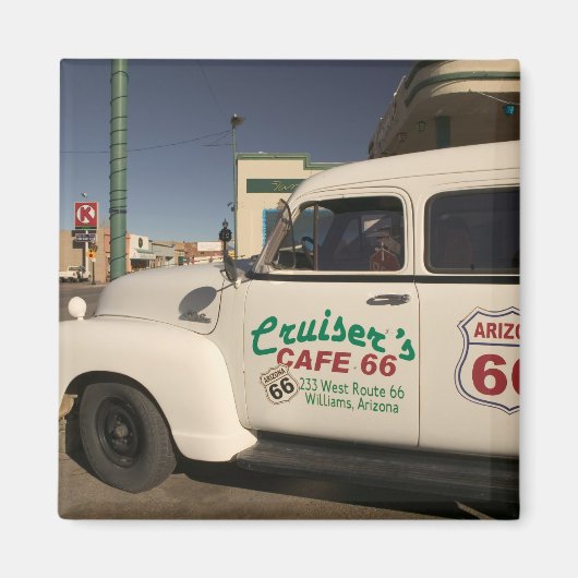 VS, Arizona, Williams: Cruisers Cafe 66 Oud Magneet (Voorkant)