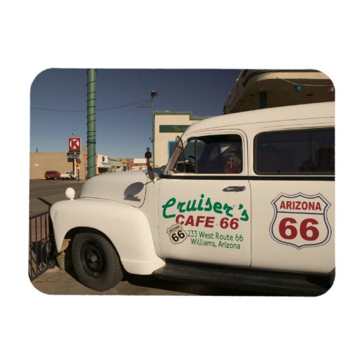 VS, Arizona, Williams: Cruisers Cafe 66 Oud Magneet (Horizontaal)