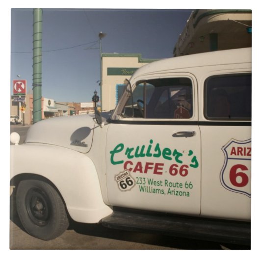 VS, Arizona, Williams: Cruisers Cafe 66 Oud Tegeltje (Voorkant)