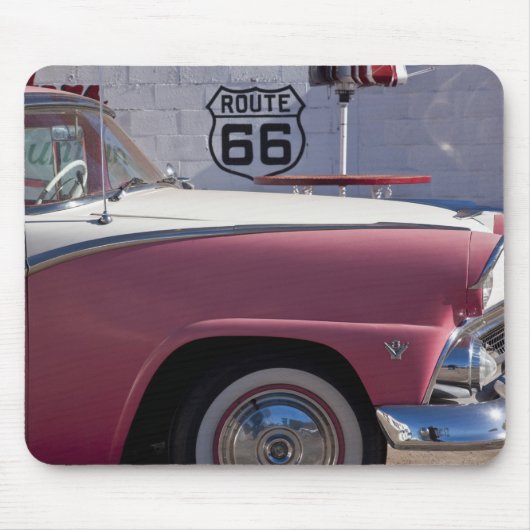 VS, Arizona, Williams. Rt. 66 Stad, 1950's Muismat (Voorkant)