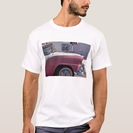 VS, Arizona, Williams. Rt. 66 Stad, 1950's T-shirt (Voorkant)