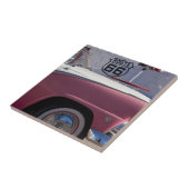 VS, Arizona, Williams. Rt. 66 Stad, 1950's Tegeltje (Zijkant)