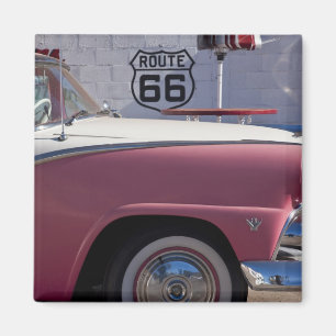 VS, Arizona, Williams. Rt. 66 Stad, jaren '50 Magneet