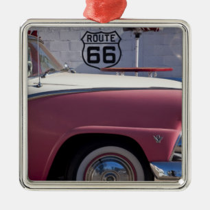 VS, Arizona, Williams. Rt. 66 Stad, jaren '50 Metalen Ornament