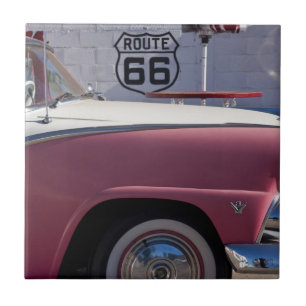 VS, Arizona, Williams. Rt. 66 Stad, jaren '50 Tegeltje