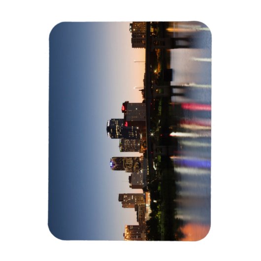 VS, Arkansas, Little Rock, City Skyline Magneet (Verticaal)