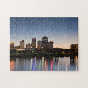 VS, Arkansas, Little Rock, stadsgezicht Legpuzzel
