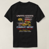 VS Army Combat Medic Veteran  Honor Duty C T-shirt (Design voorkant)