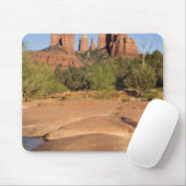 VS, AZ, Cathedral Rocks bij Red Rock Crossing Muismat (Met muis)