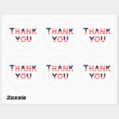 VS bedankt sticker (Vel)