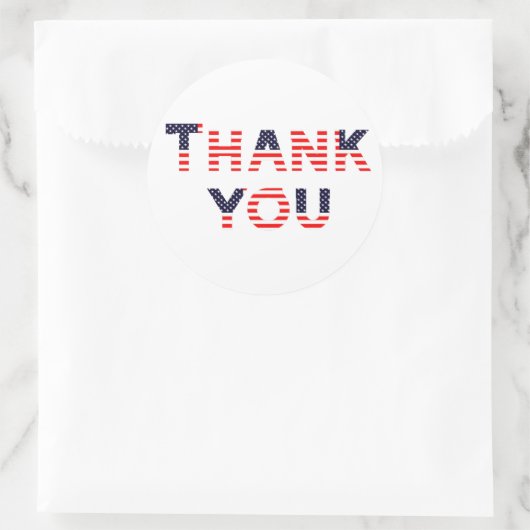 VS bedankt sticker (Tas)