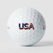 VS bedekt met Amerikaanse vlag tmtp5 gbcnt Golfballen (Voorkant)