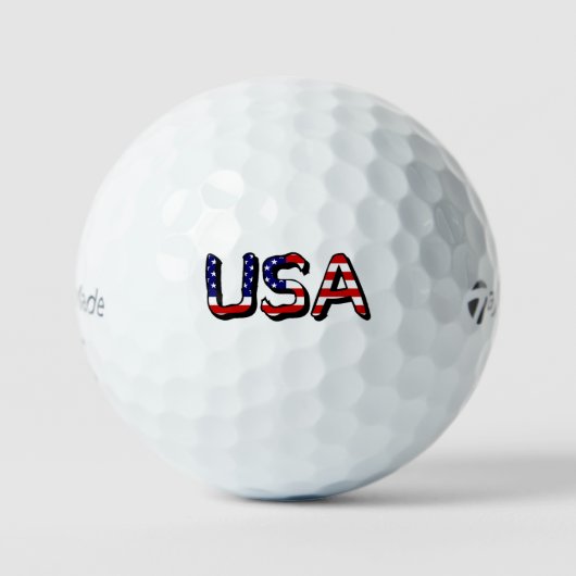 VS bedekt met Amerikaanse vlag tmtp5 gbcnt Golfballen (Voorkant)