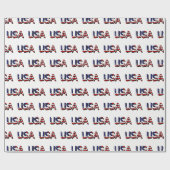 VS bedekt met Amerikaanse vlag wpcnt Cadeaupapier (Vlak)
