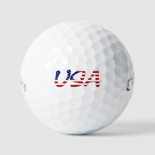 VS bedekt met US Flag css gbcnt Golfballen (Voorkant)