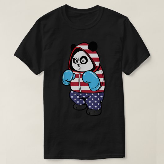 VS Beer Boxing Panda T-shirt (Design voorkant)
