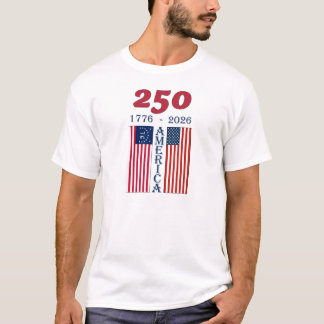 VS/BENNINGTON-VLAGGEN 250 ONTWERP T-SHIRT