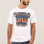 VS. Beste Papa Ooit trendy ontwerp T-shirt (Voorkant)