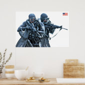 VS BESTRIJDEN PERSONEEL POSTER (Keuken)