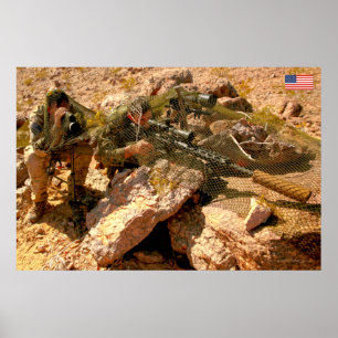 VS BESTRIJDEN PERSONEEL POSTER