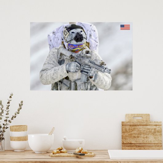 VS BESTRIJDEN PERSONEEL POSTER (Keuken)