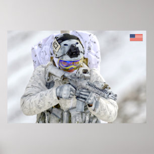 VS BESTRIJDEN PERSONEEL POSTER