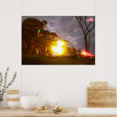 VS BESTRIJDEN PERSONEEL POSTER (Keuken)