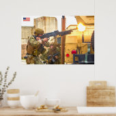 VS BESTRIJDEN PERSONEEL POSTER (Keuken)