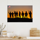 VS BESTRIJDEN PERSONEEL POSTER (Keuken)