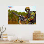 VS BESTRIJDEN PERSONEEL POSTER (Keuken)