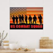 VS BESTRIJDEN PERSONEEL POSTER (Keuken)