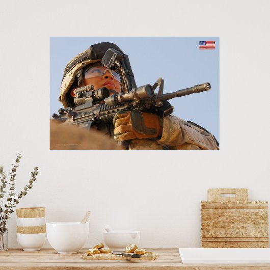 VS BESTRIJDEN VROUWEN POSTER (Keuken)