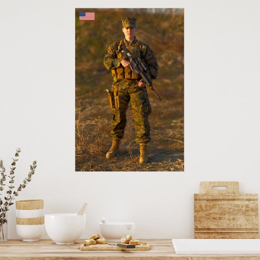 VS BESTRIJDEN VROUWEN POSTER (Keuken)