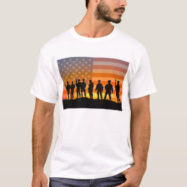 VS BESTRIJDING VAN SQUAD FLAG T-SHIRT