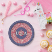 VS-Bord voor patriottisch papier Papieren Bordje (Feest)