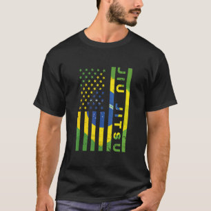 VS Brazilië Vlag Jiu Jitsu Braziliaans Jiu Jitsu T-shirt