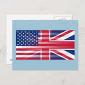 VS-BRITISH FLAG BRIEFKAART (Voorkant / Achterkant)