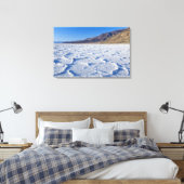 VS, CA, Death Valley NP, Zoutformaties bij Canvas Afdruk (Insitu (Slaapkamer))