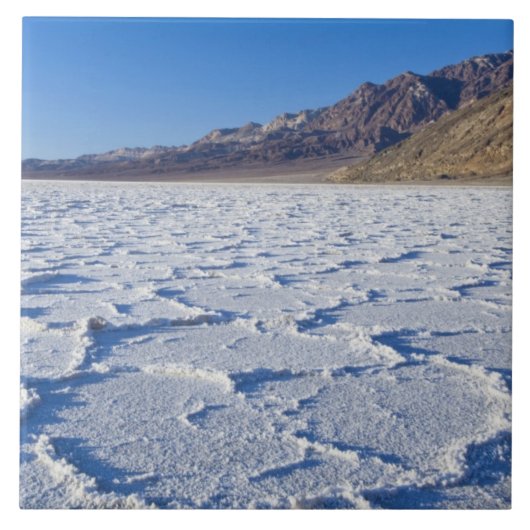 VS, CA, Death Valley NP, Zoutformaties bij Tegeltje (Voorkant)