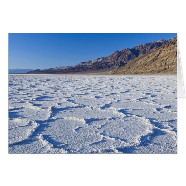 VS, CA, Nationaal park Death Valley, zoutformaties (Voorkant Horizontaal)