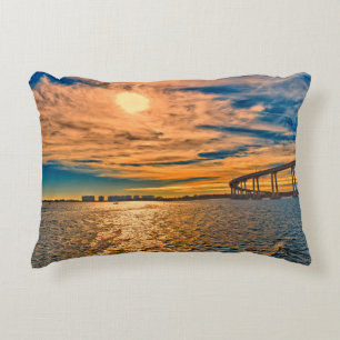 VS, CA, San Diego-Coronado Bay Bridge Decoratief Kussen