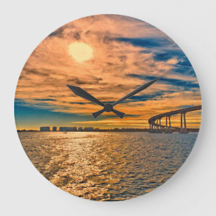 VS, CA, San Diego-Coronado Bay Bridge Grote Klok