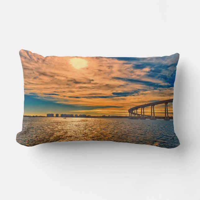 VS, CA, San Diego-Coronado Bay Bridge Kussen (Voorkant)