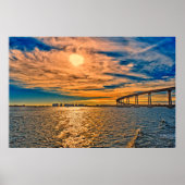 VS, CA, San Diego-Coronado Bay Bridge Poster (Voorkant)