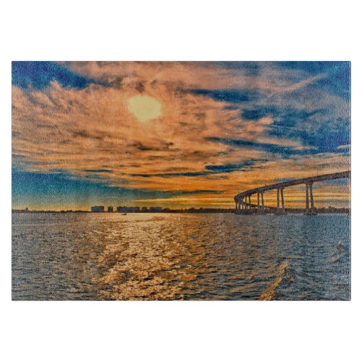 VS, CA, San Diego-Coronado Bay Bridge Snijplank (Voorkant)